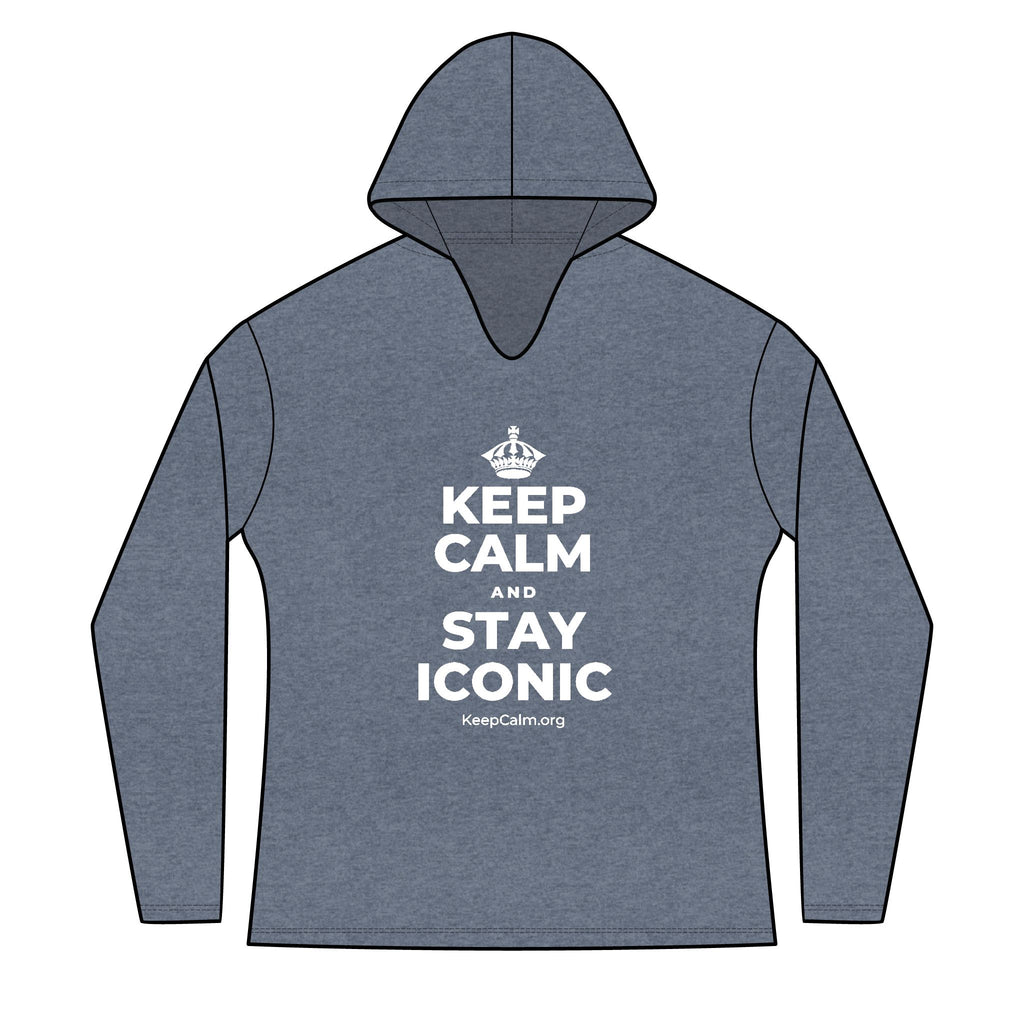 KEEP CALM AND STAY ICONIC Women's Long Sleeve Hoodie
