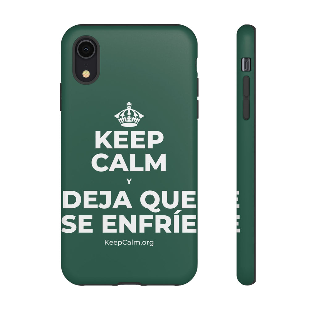 KEEP CALM Y DEJA QUE SE ENFRÍE Phone Case