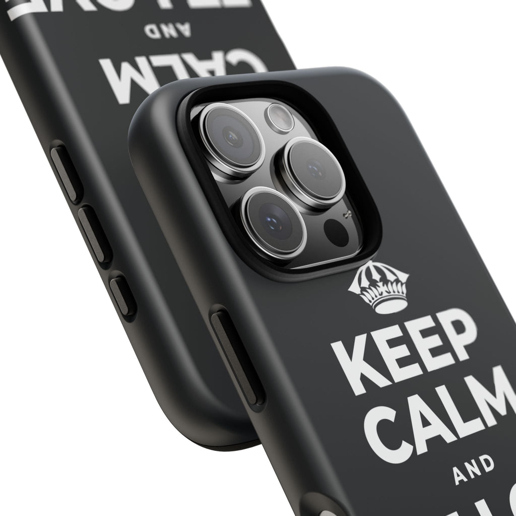KEEP CALM AND LET LOVE FLOW Phone Case (Dark)