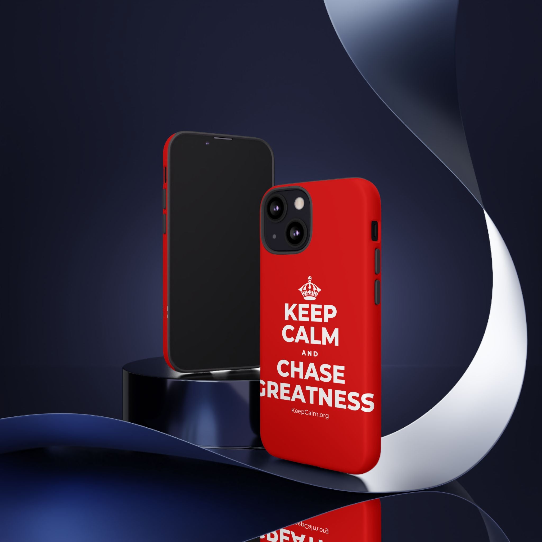 KEEP CALM AND CHASE GREATNESS Phone Case