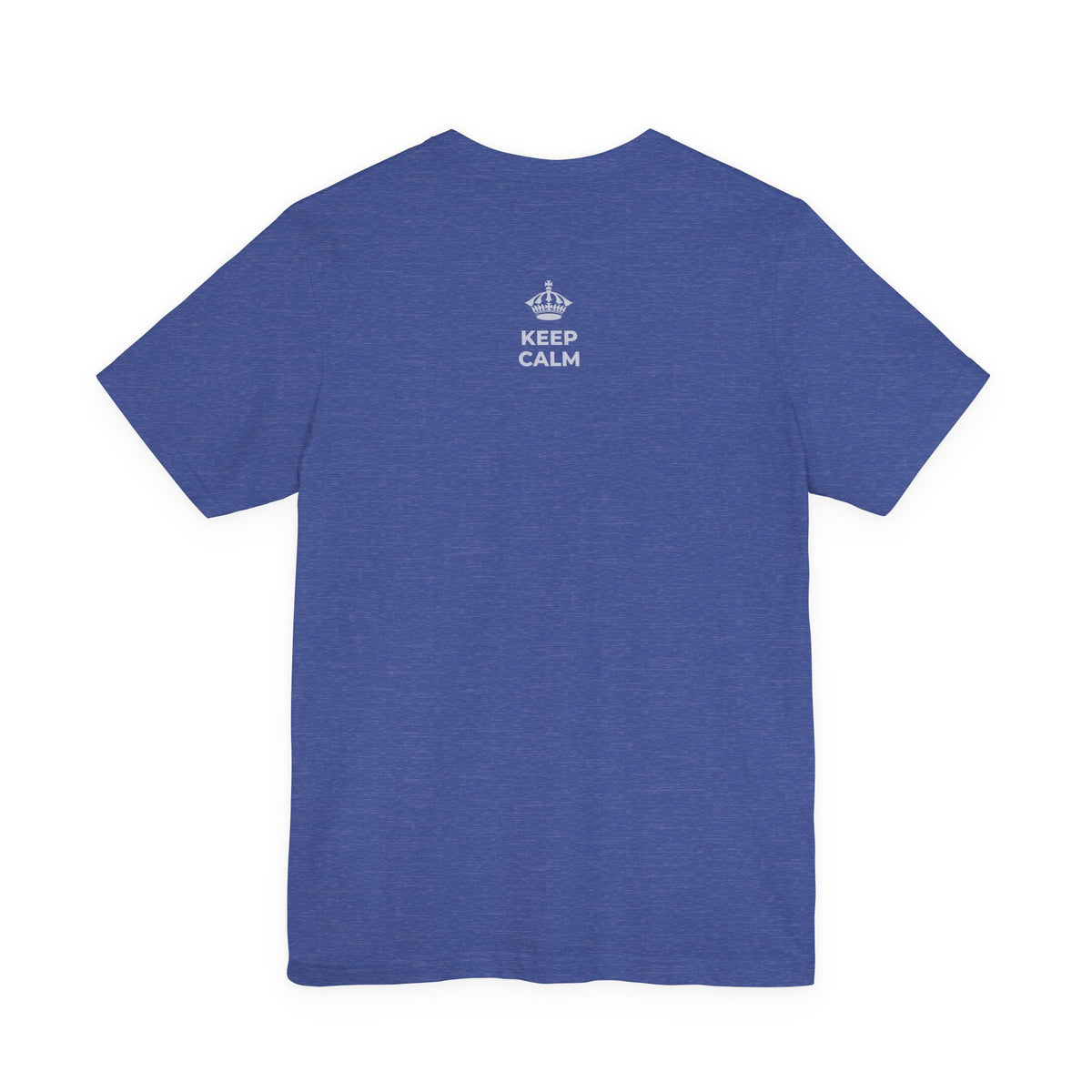 KEEP CALM AND GET BACK UP T-Shirt (Baby Blue–Silver)
