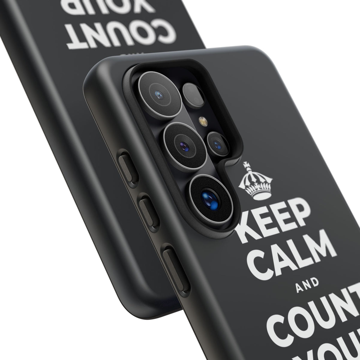 KEEP CALM AND COUNT YOUR SLOW BREATHS Phone Case (Dark)