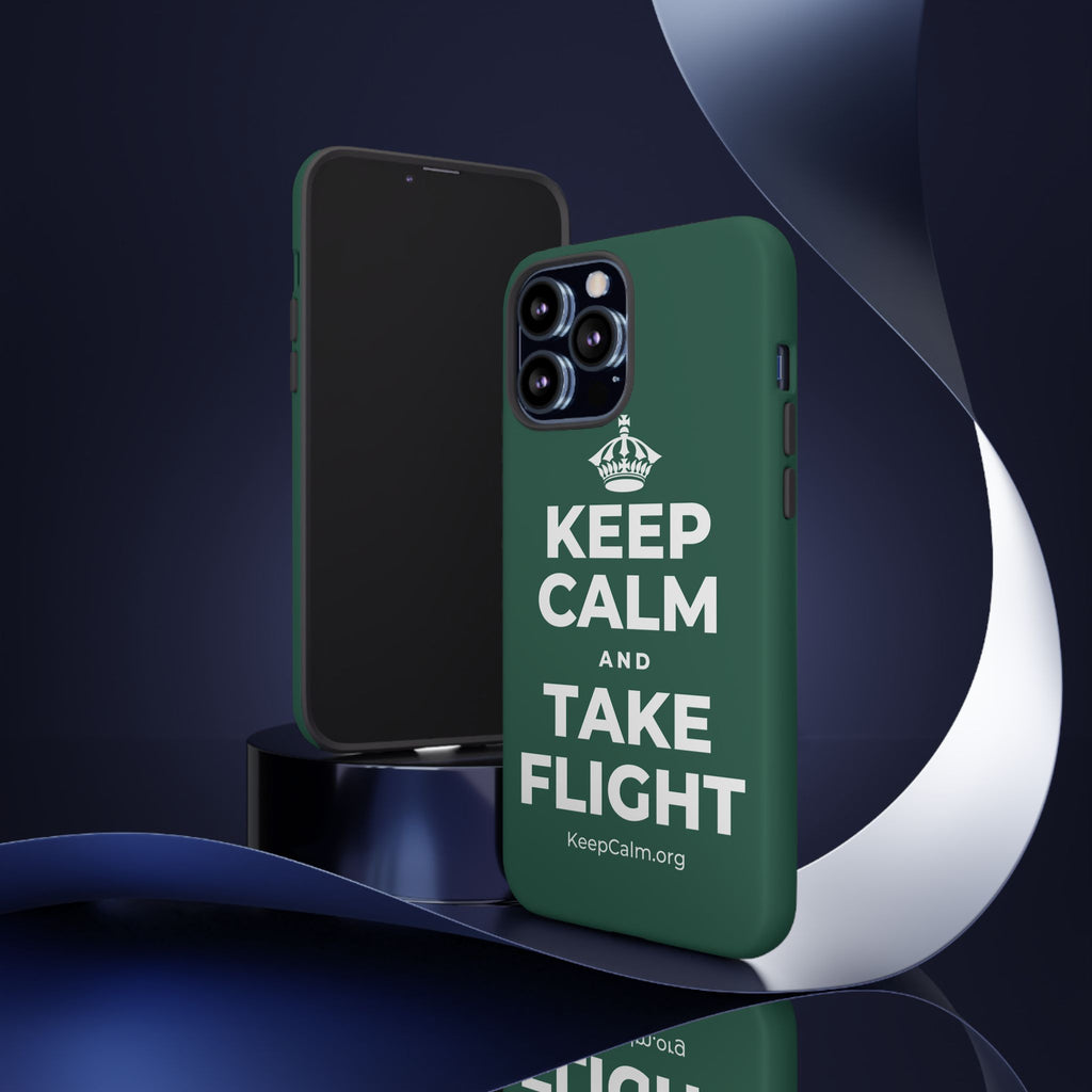 KEEP CALM AND TAKE FLIGHT Phone Case