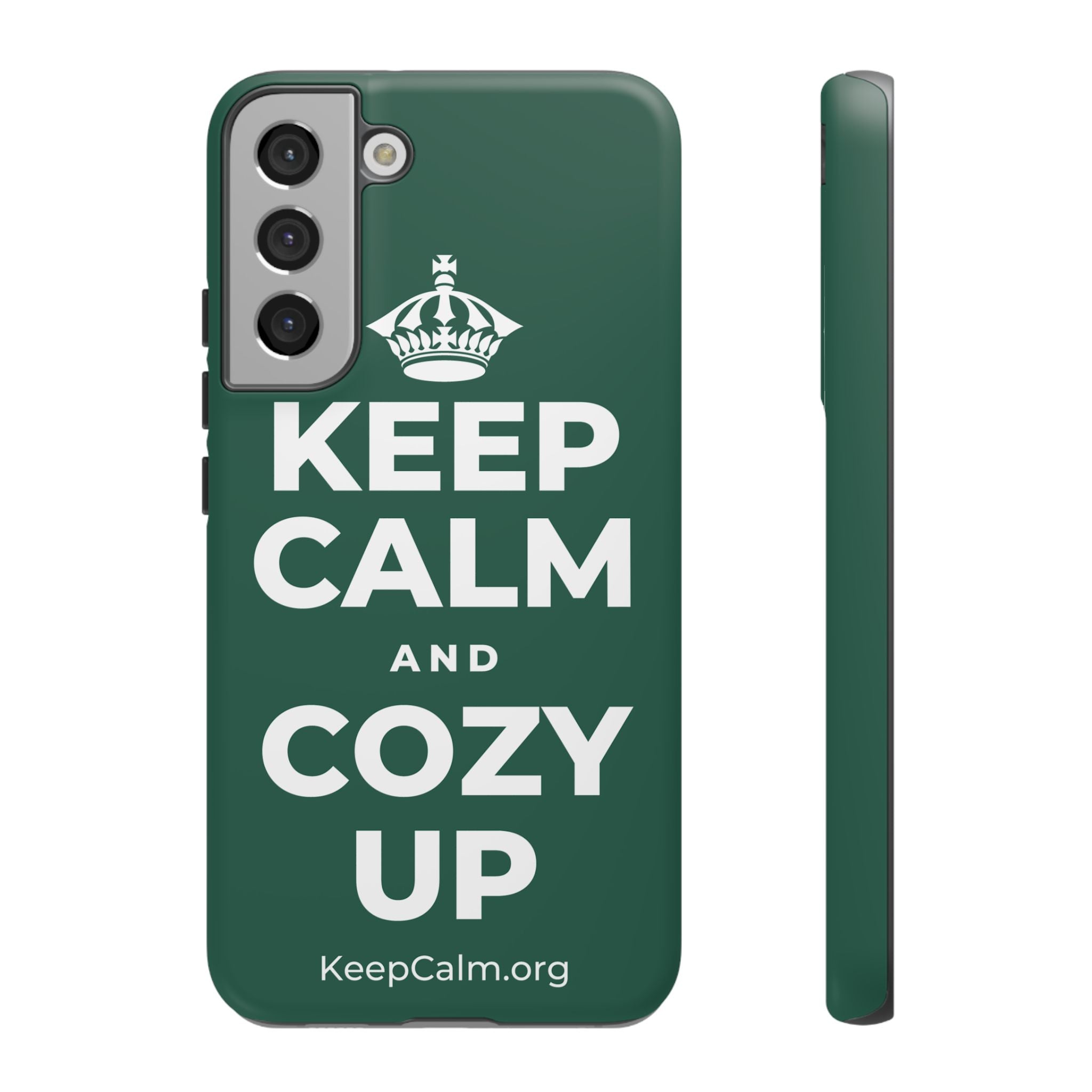 KEEP CALM AND COZY UP Phone Case