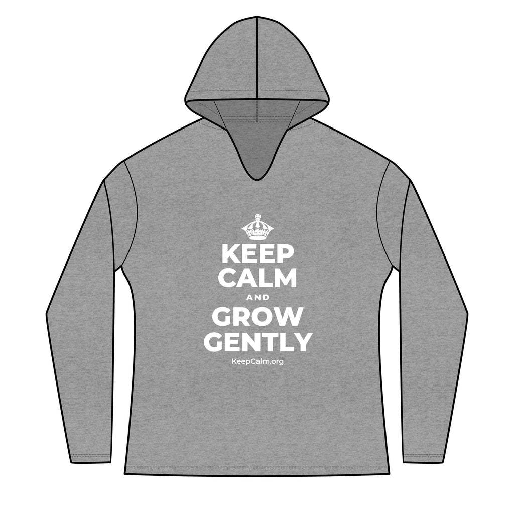 KEEP CALM AND GROW GENTLY Women's Long Sleeve Hoodie