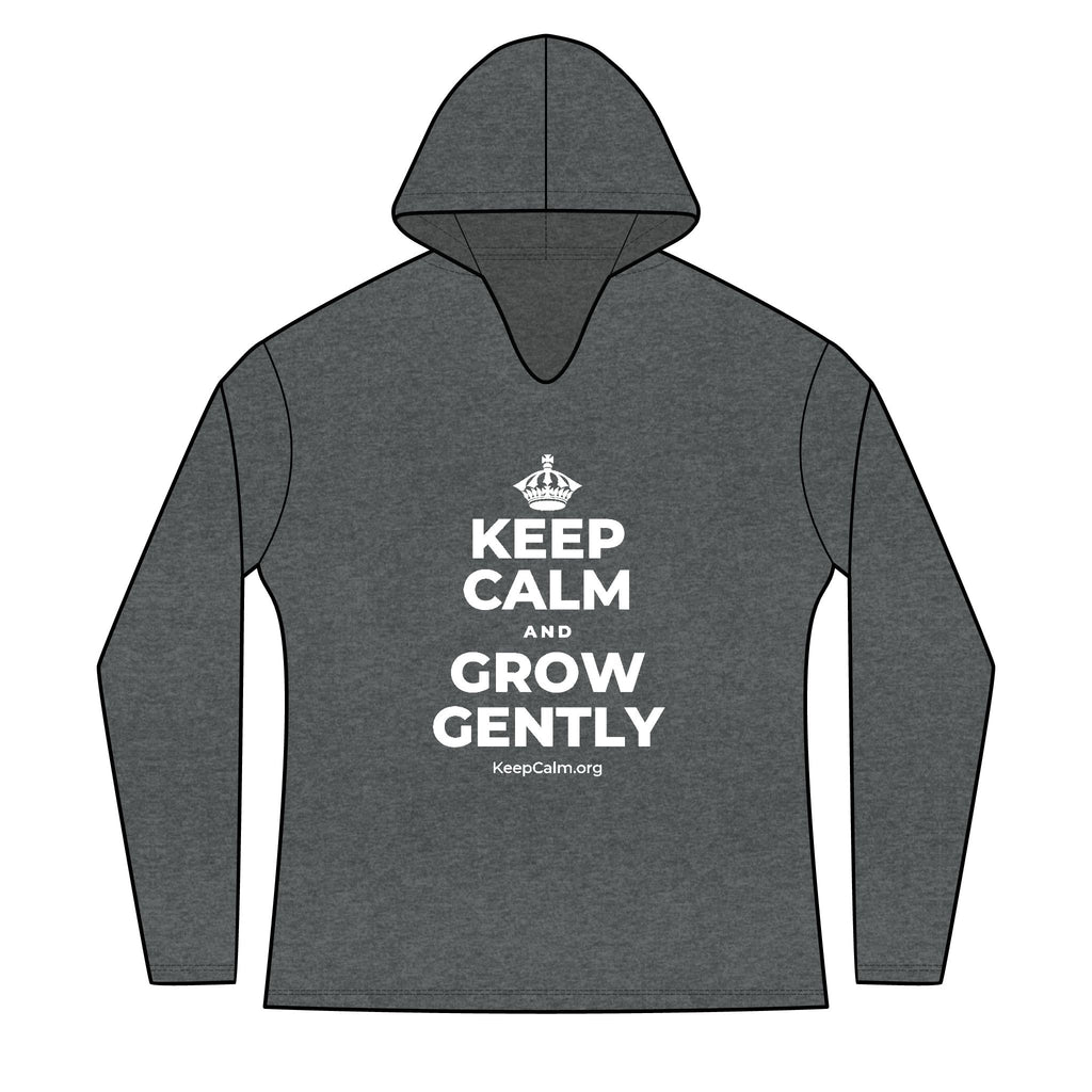 KEEP CALM AND GROW GENTLY Women's Long Sleeve Hoodie