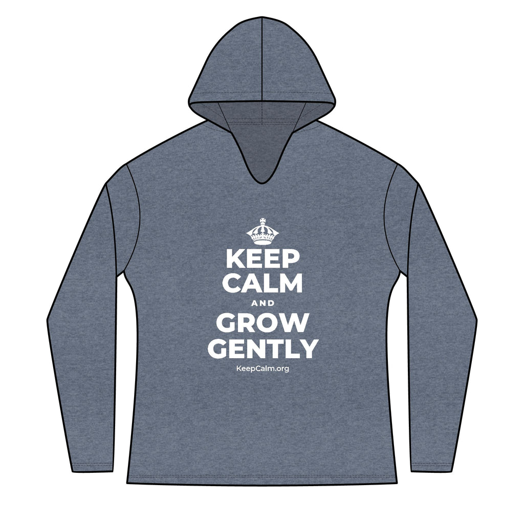 KEEP CALM AND GROW GENTLY Women's Long Sleeve Hoodie