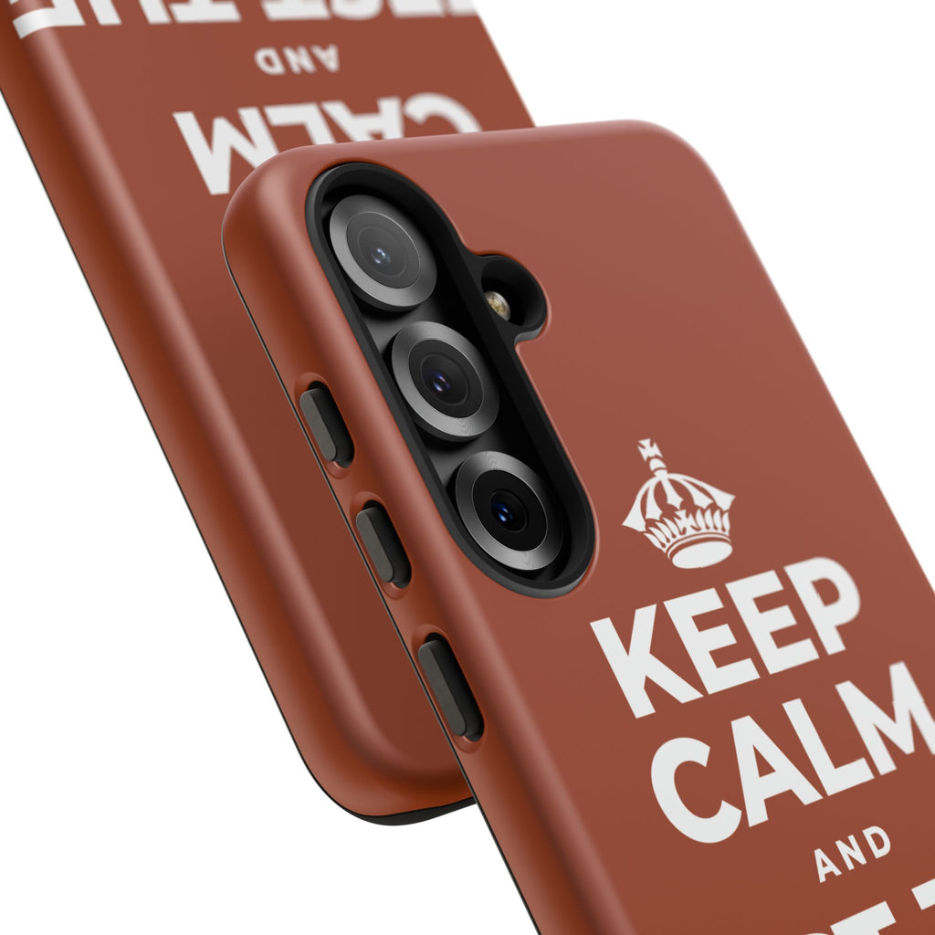KEEP CALM AND TEST THE WATERS Phone Case