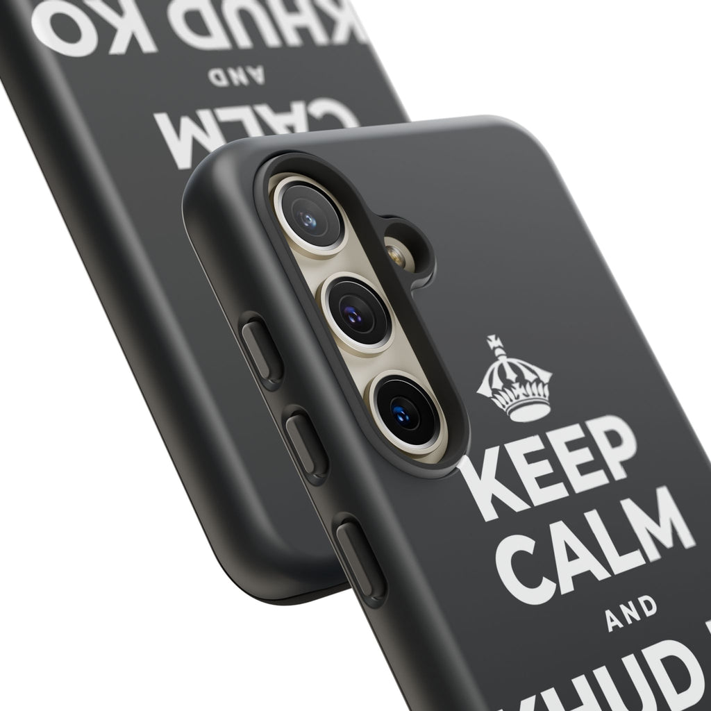 KEEP CALM AND KHUD KO EK BREAK DO Phone Case (Dark)