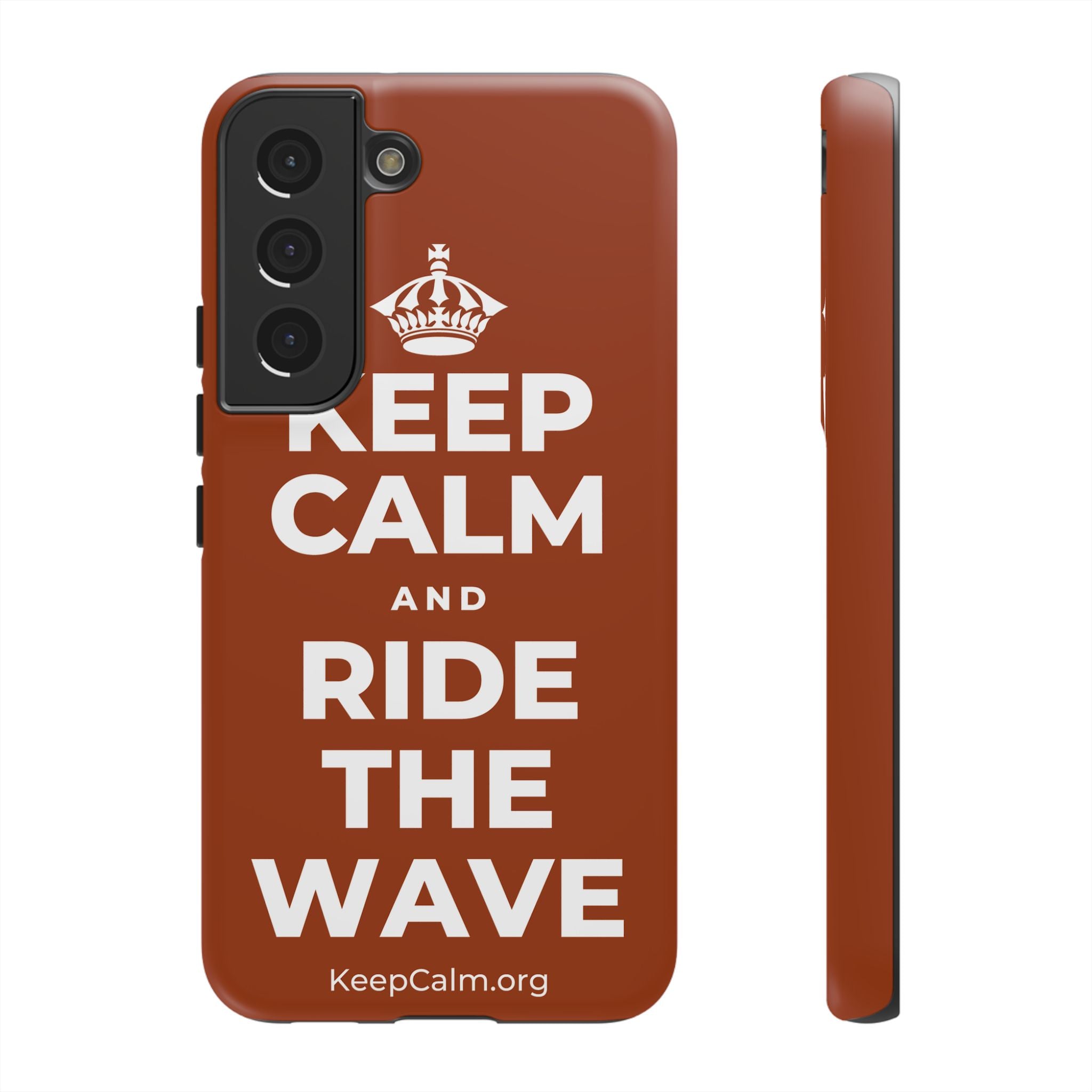 KEEP CALM AND RIDE THE WAVE Phone Case