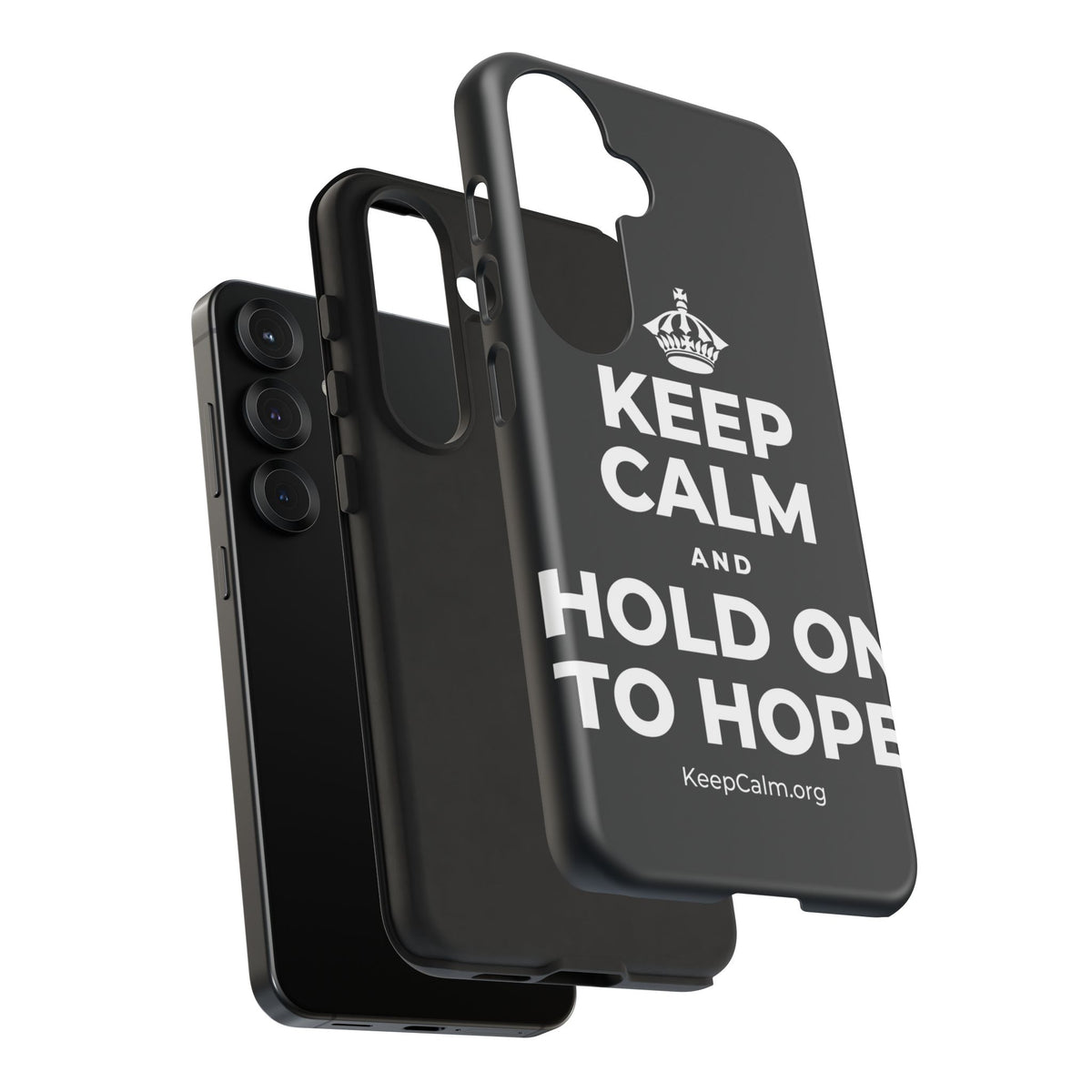 KEEP CALM AND HOLD ON TO HOPE Phone Case (Dark)