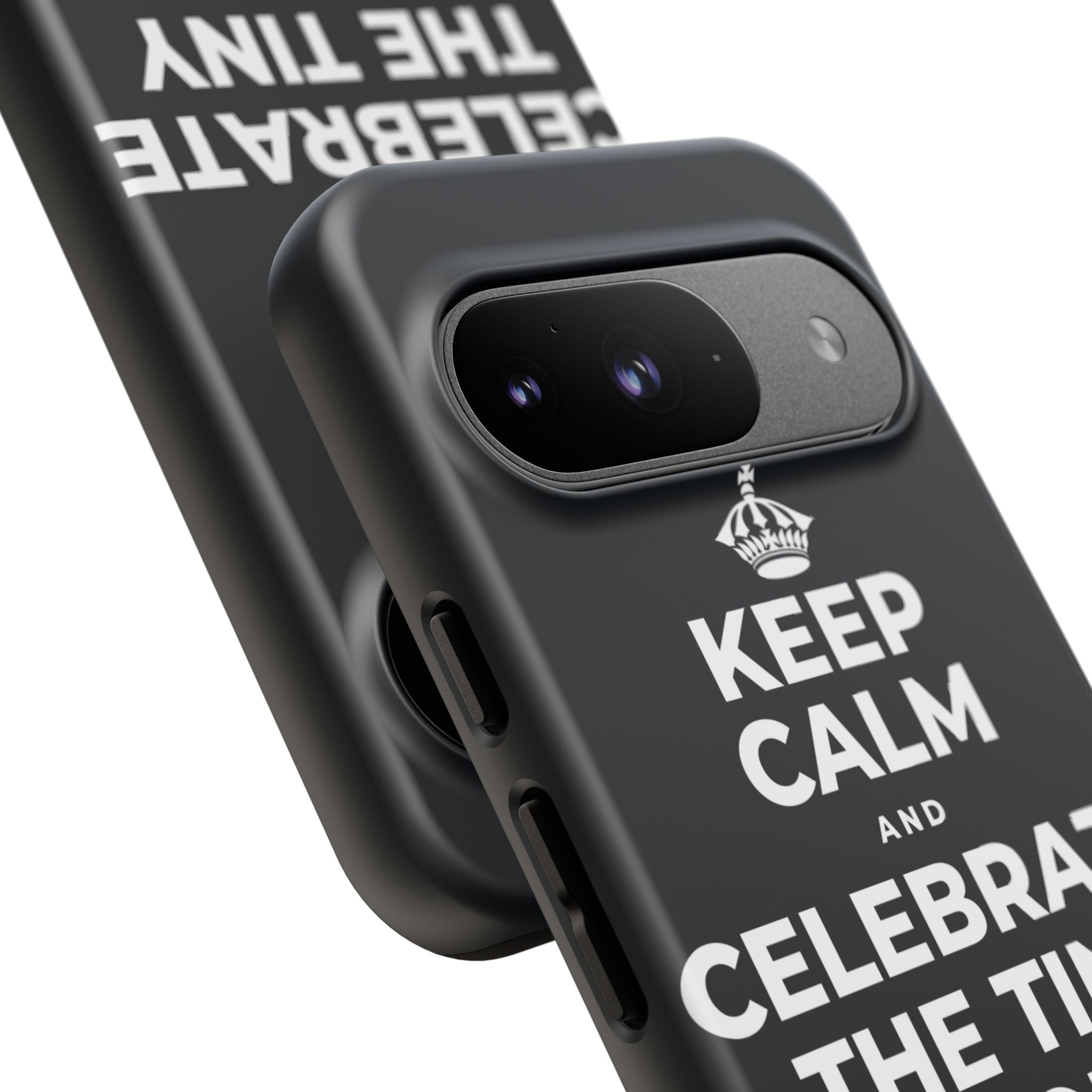 KEEP CALM AND CELEBRATE THE TINY VICTORIES EVERY SINGLE DAY Phone Case (Dark)