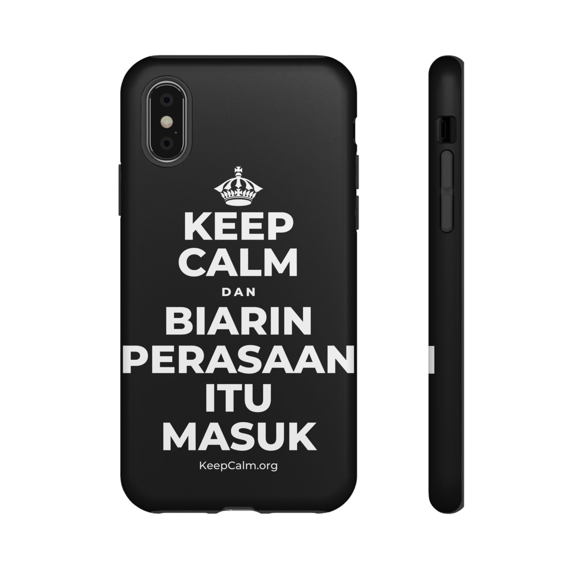 KEEP CALM DAN BIARIN PERASAAN ITU MASUK Phone Case
