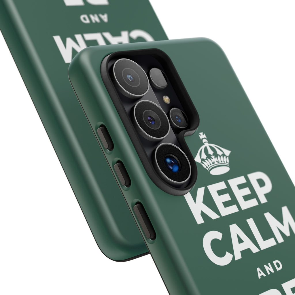 KEEP CALM AND BE HUMAN Phone Case