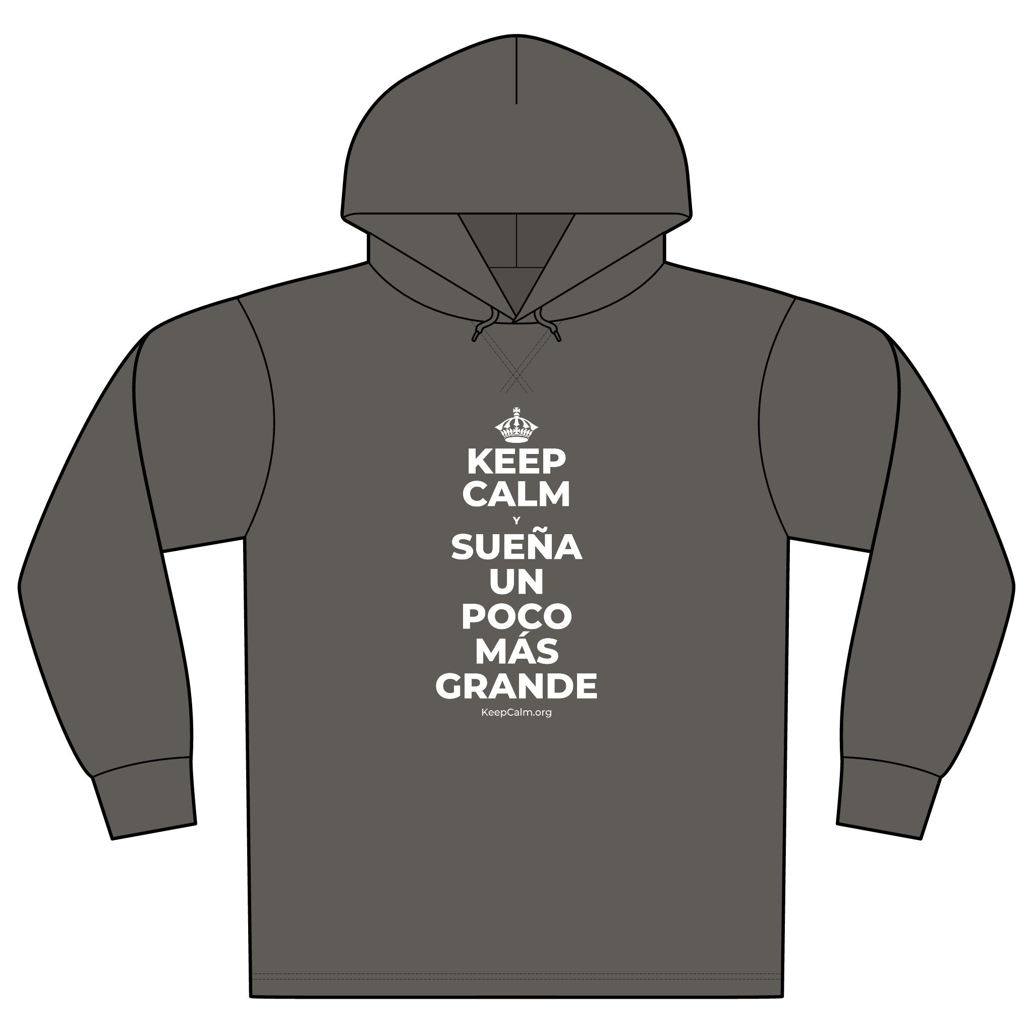 KEEP CALM Y SUEÑA UN POCO MÁS GRANDE Organic Hoodie Tee