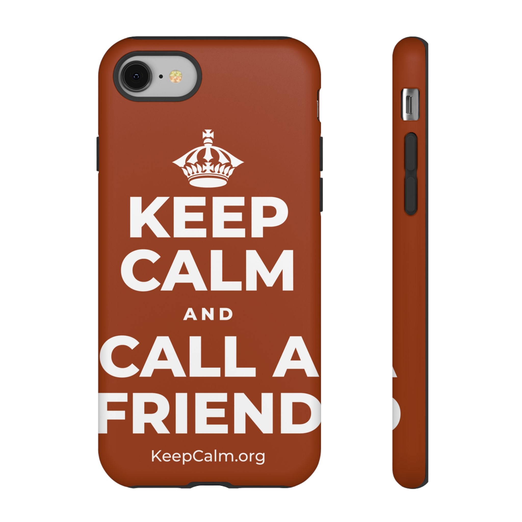 KEEP CALM AND CALL A FRIEND Phone Case