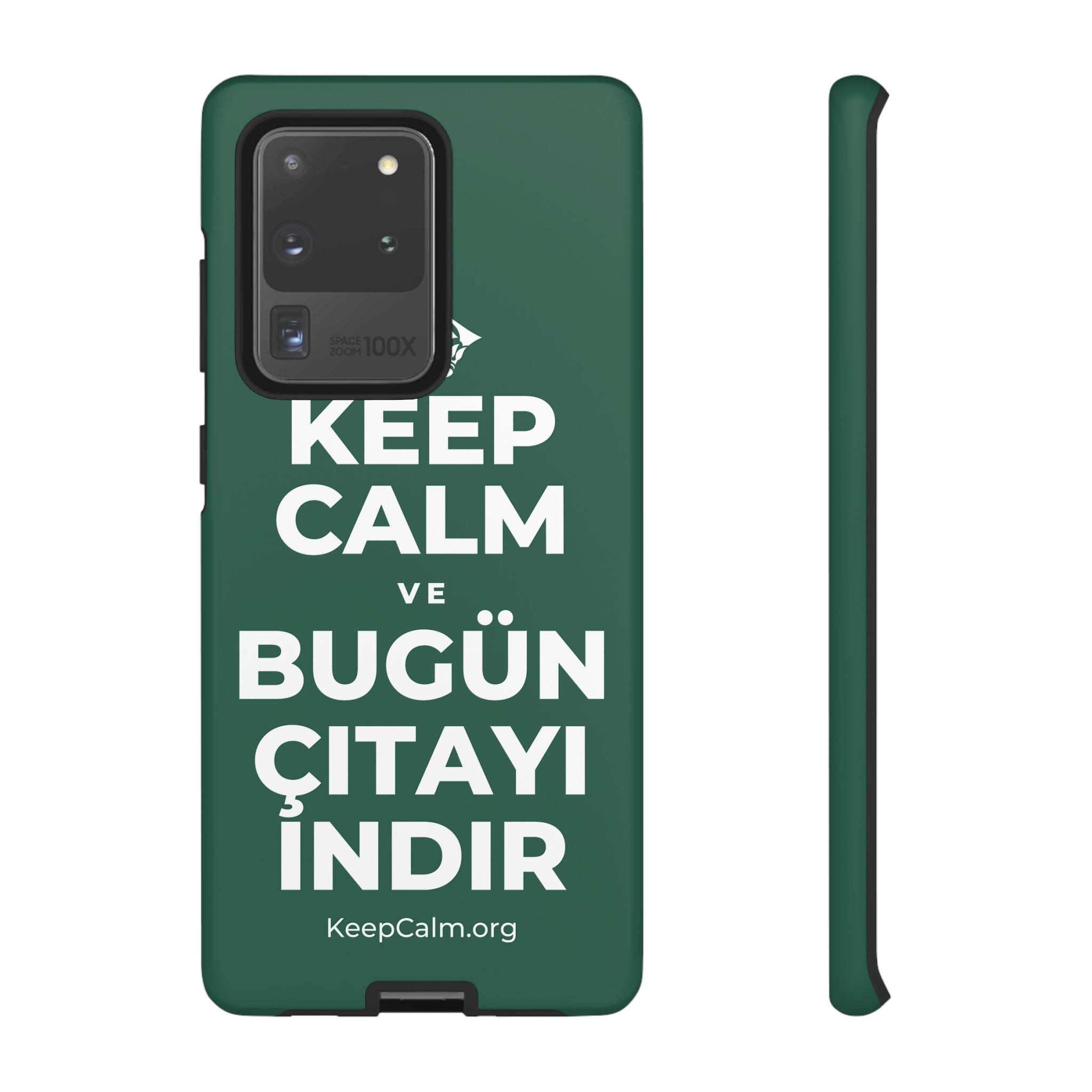 KEEP CALM VE BUGÜN ÇITAYI INDIR Phone Case