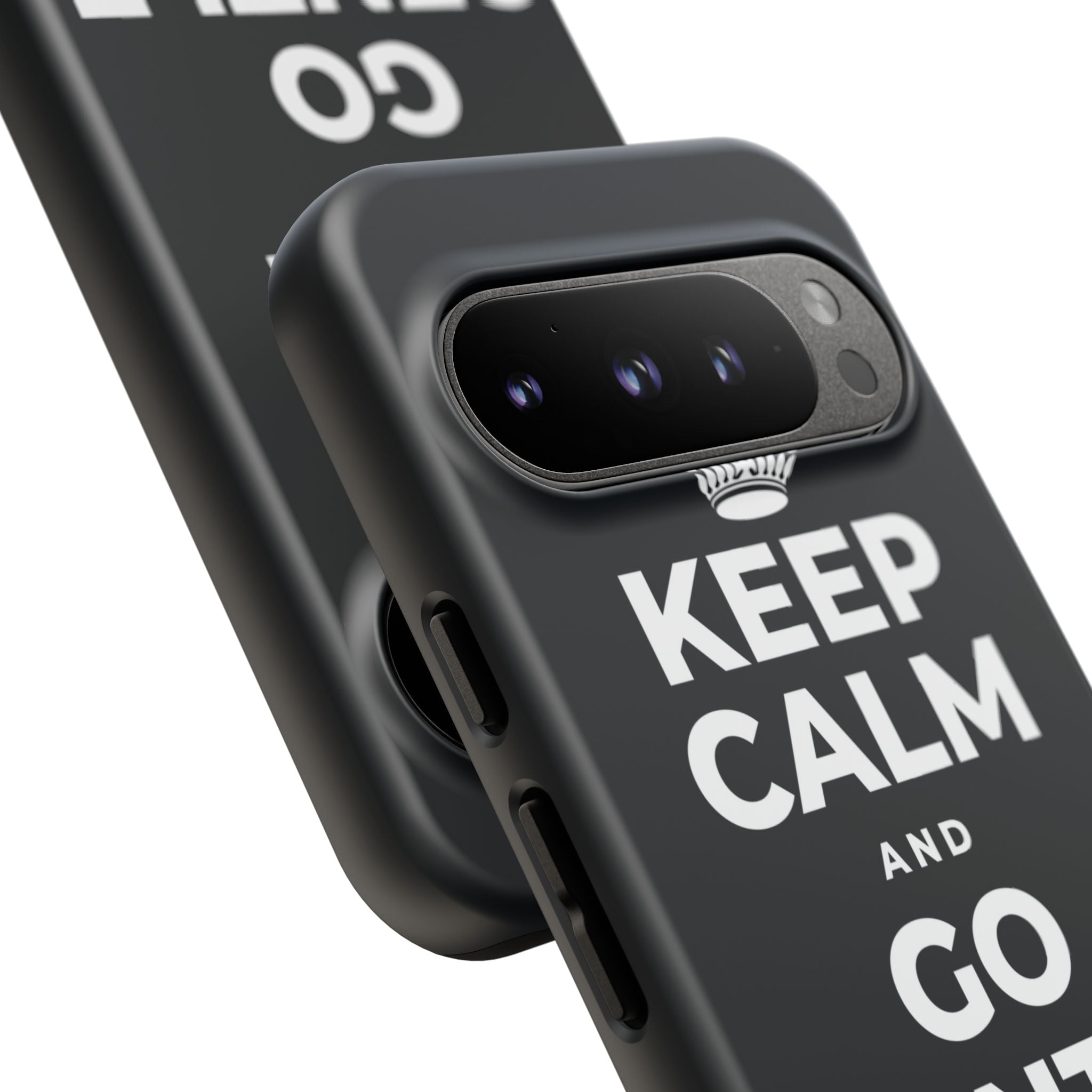 KEEP CALM AND GO GENTLE ON MONDAY Phone Case (Dark)