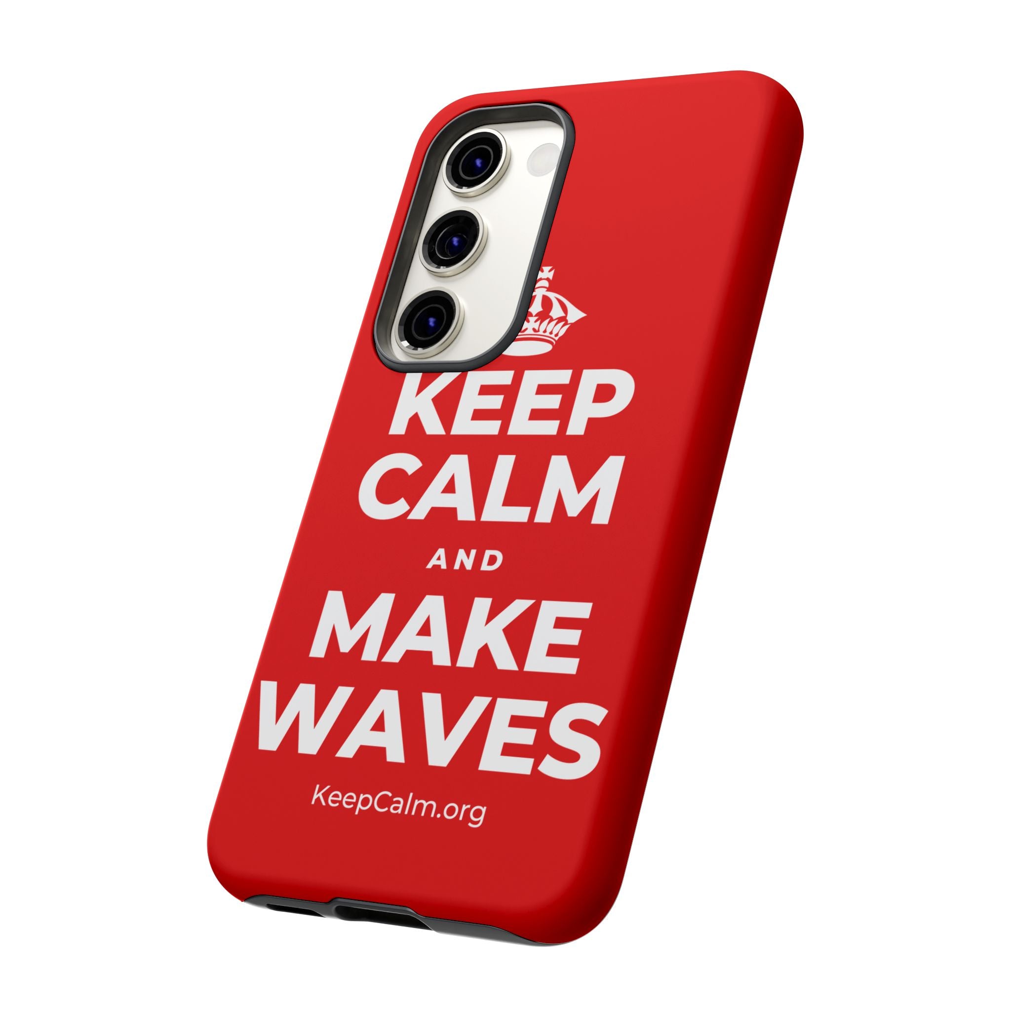 KEEP CALM AND MAKE WAVES Phone Case