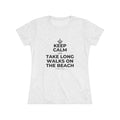 KEEP CALM AND TAKE LONG WALKS ON THE BEACH Women's Tri-Blend Tee