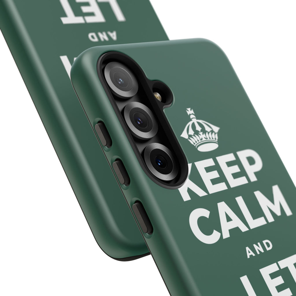 KEEP CALM AND LET LOVE LIVE Phone Case