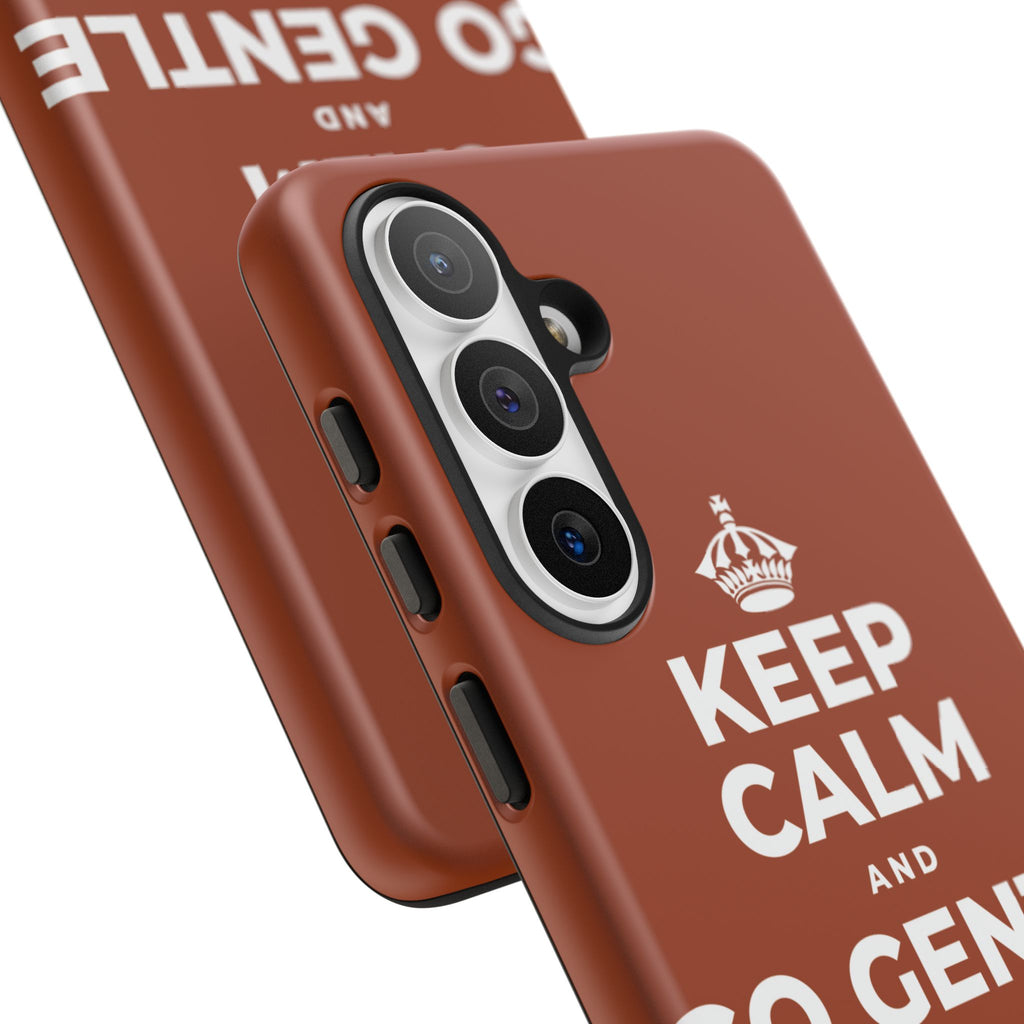 KEEP CALM AND GO GENTLE ON MONDAY Phone Case
