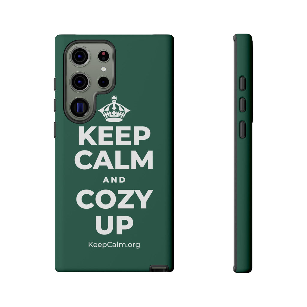KEEP CALM AND COZY UP Phone Case