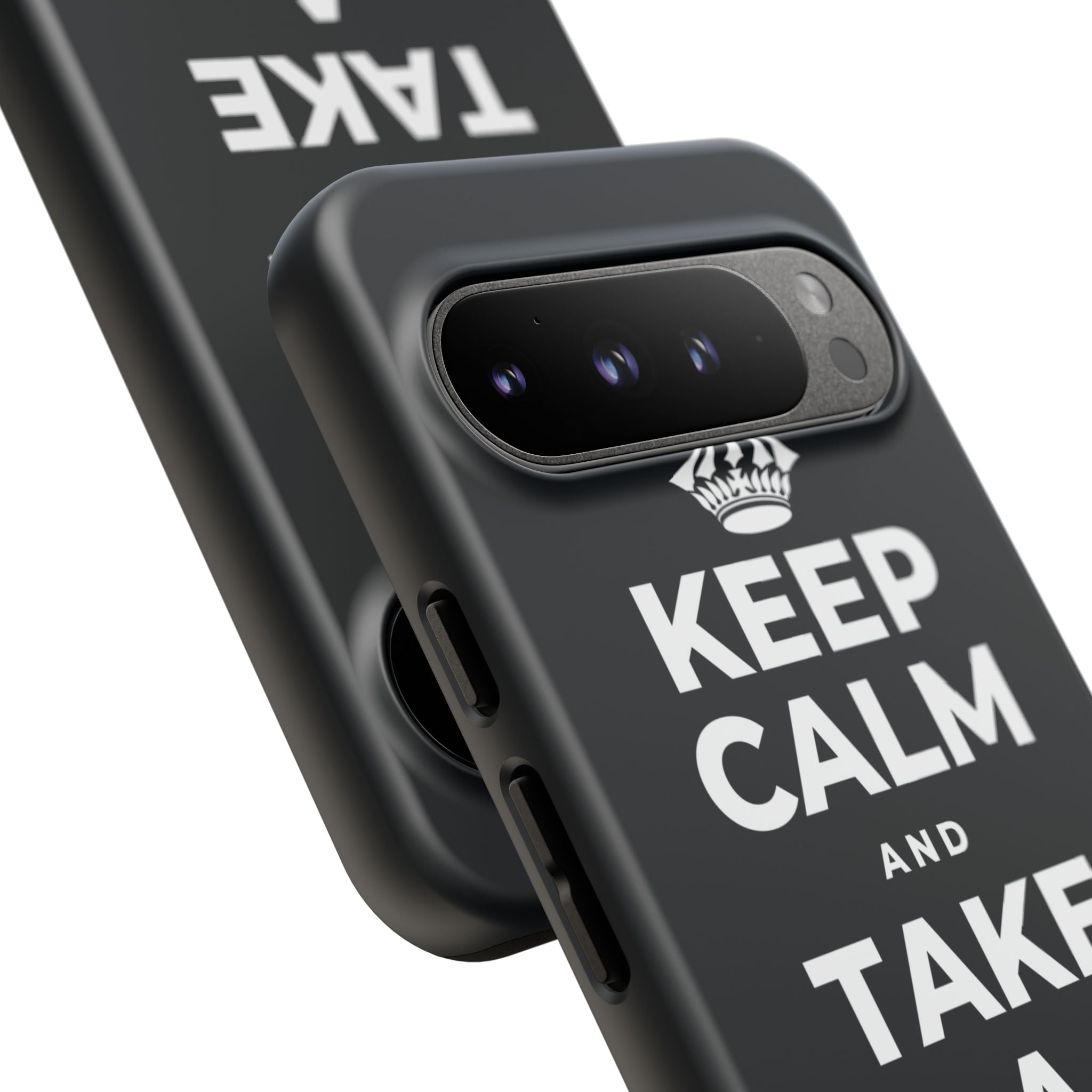 KEEP CALM AND TAKE A REAL BREAK Phone Case (Dark)