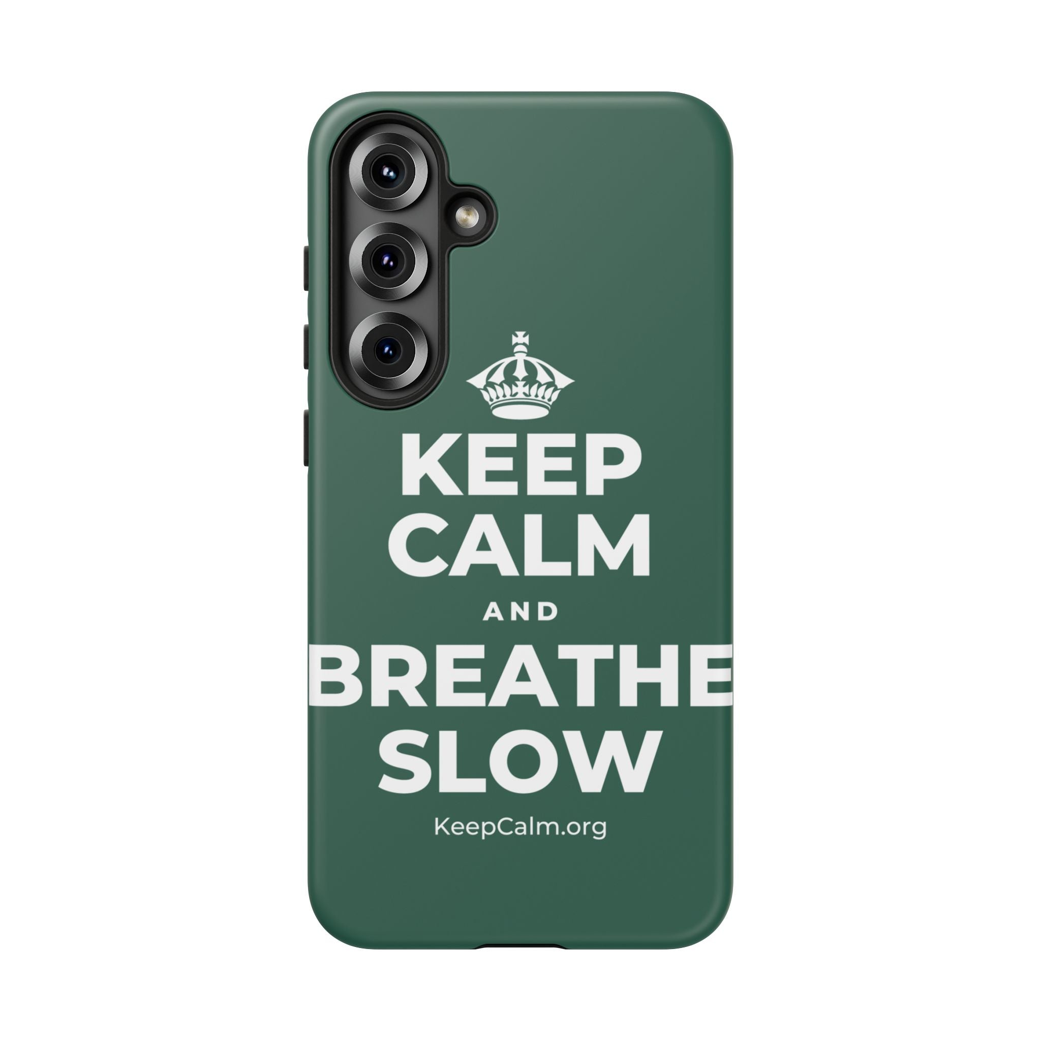 KEEP CALM AND BREATHE SLOW Phone Case