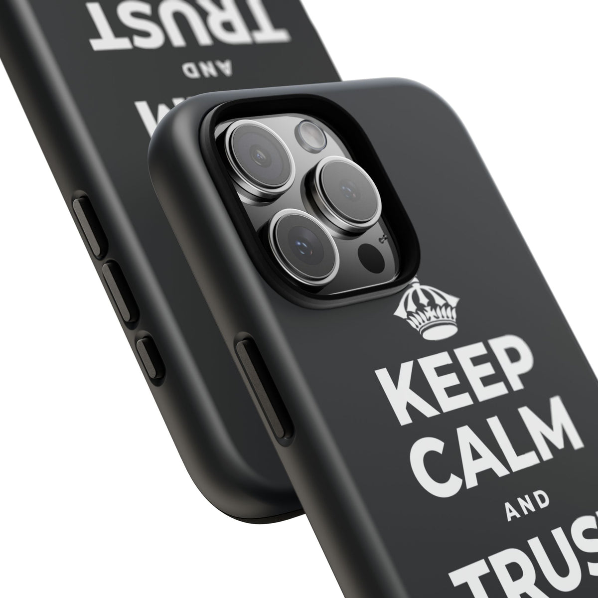KEEP CALM AND TRUST YOUR HEART Phone Case (Dark)