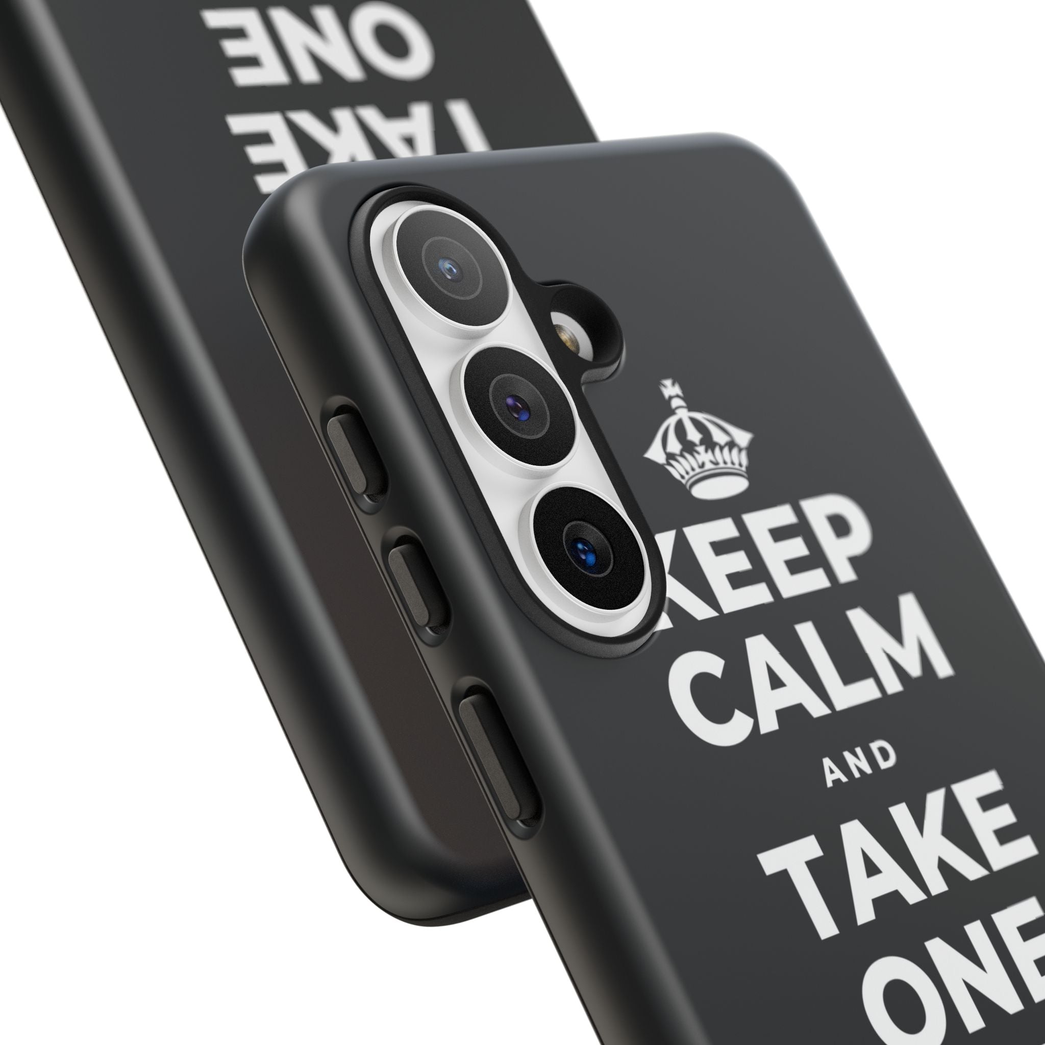KEEP CALM AND TAKE ONE BREATH AT A TIME Phone Case (Dark)