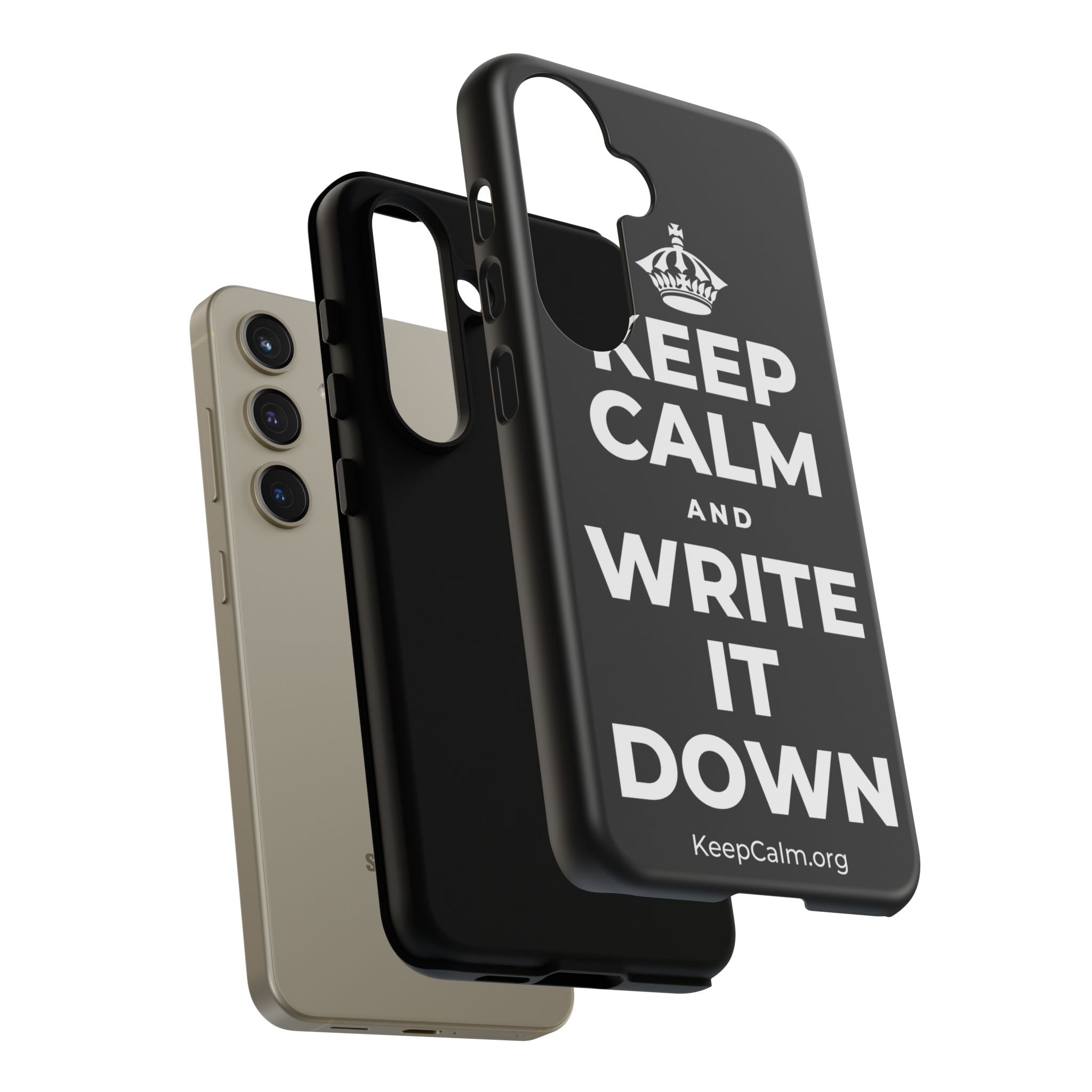 KEEP CALM AND WRITE IT DOWN Phone Case