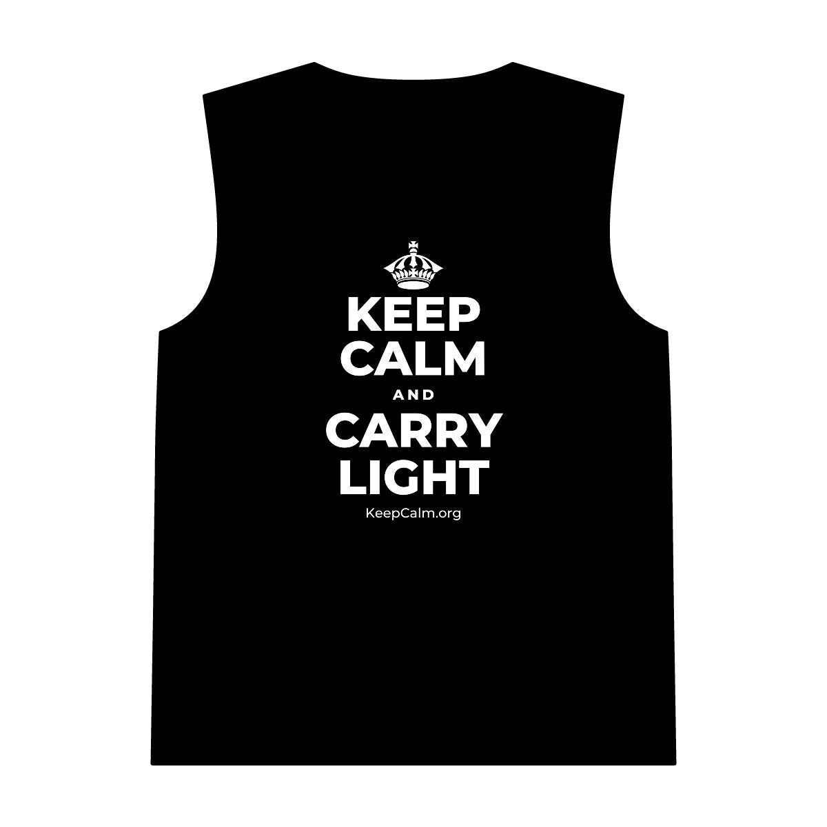 KEEP CALM AND CARRY LIGHT Tank Top