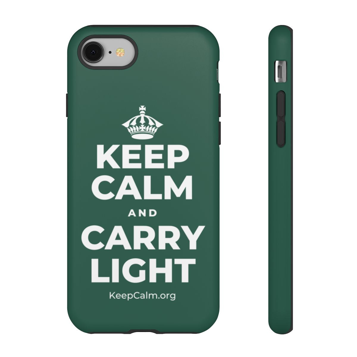 KEEP CALM AND CARRY LIGHT Phone Case