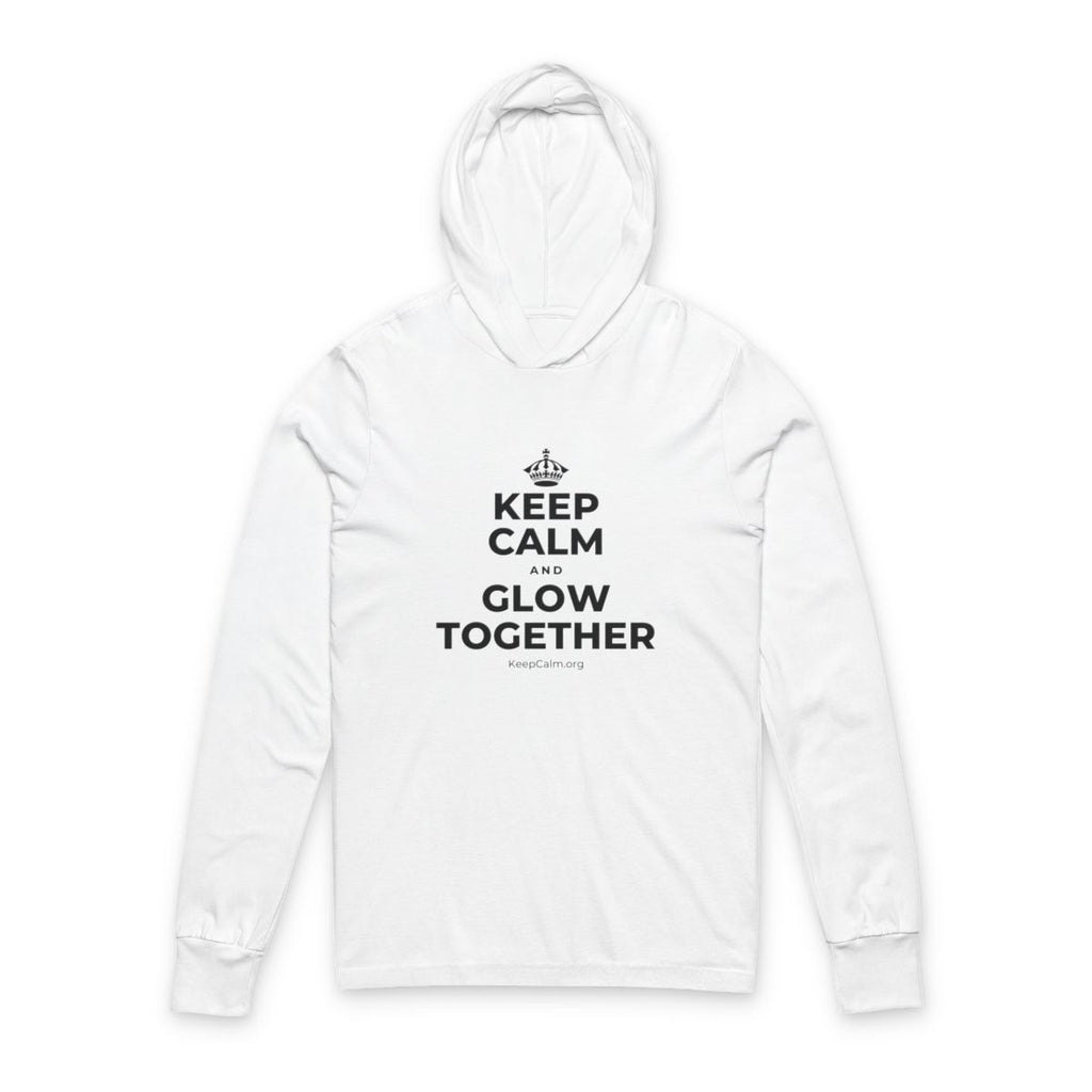 KEEP CALM AND GLOW TOGETHER Hooded Long Sleeve Tee