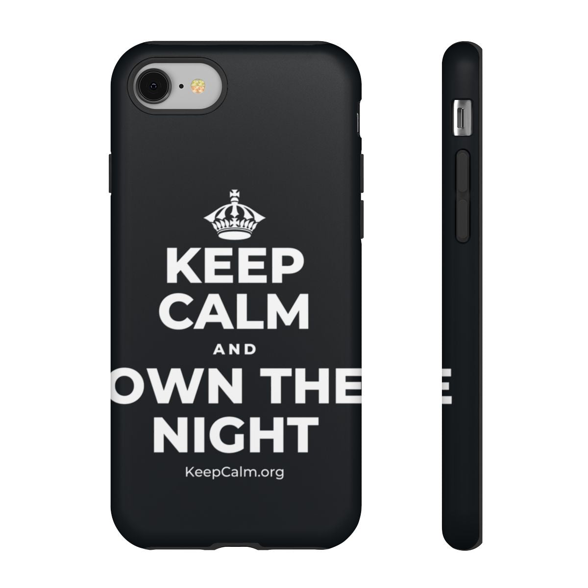 KEEP CALM AND OWN THE NIGHT Phone Case (Dark)