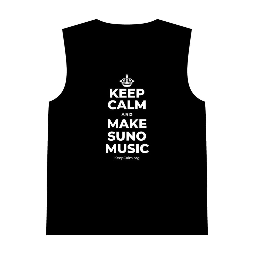 KEEP CALM AND MAKE SUNO MUSIC Tank Top