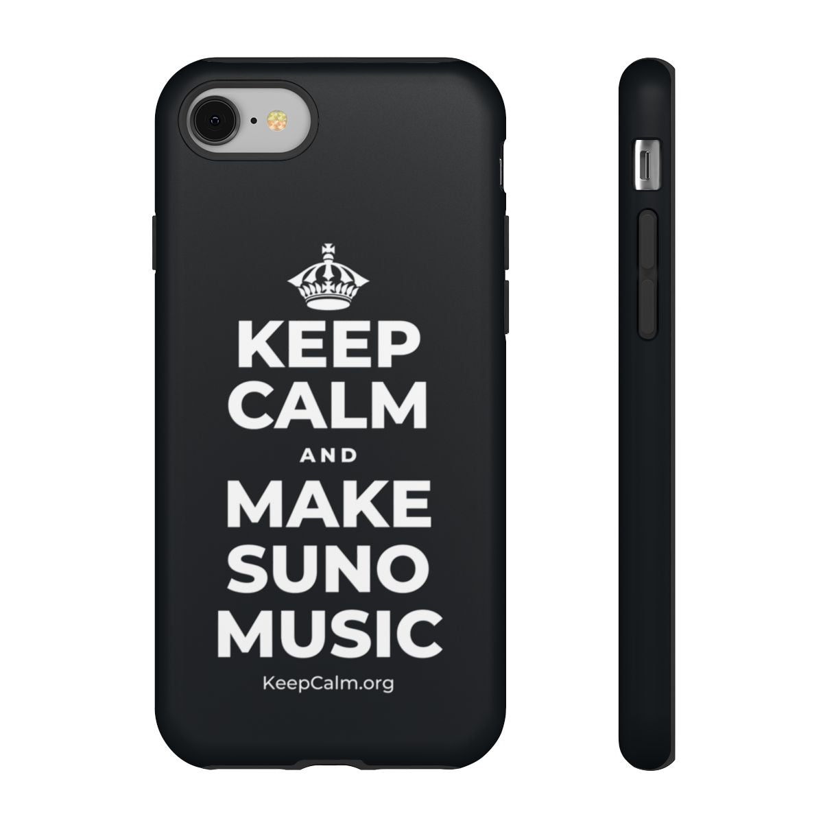 KEEP CALM AND MAKE SUNO MUSIC Phone Case (Dark)