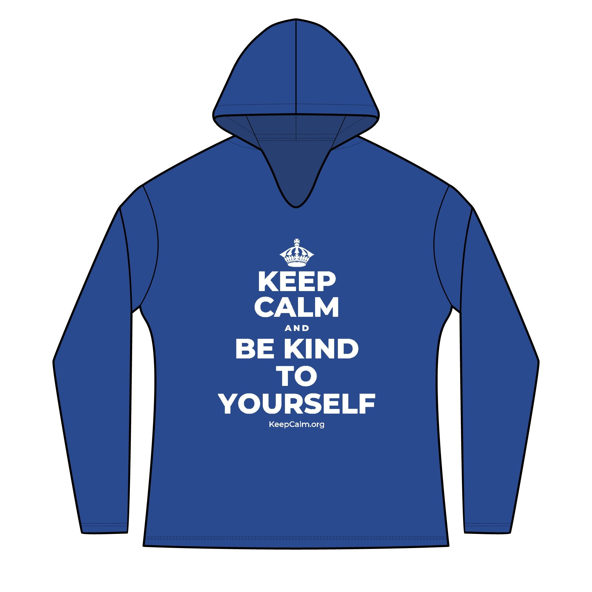 KEEP CALM AND BE KIND TO YOURSELF Women's Long Sleeve Hoodie