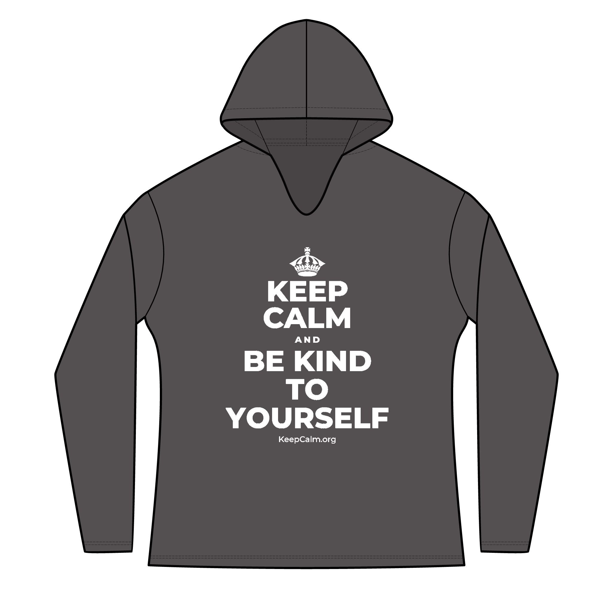 KEEP CALM AND BE KIND TO YOURSELF Women's Long Sleeve Hoodie