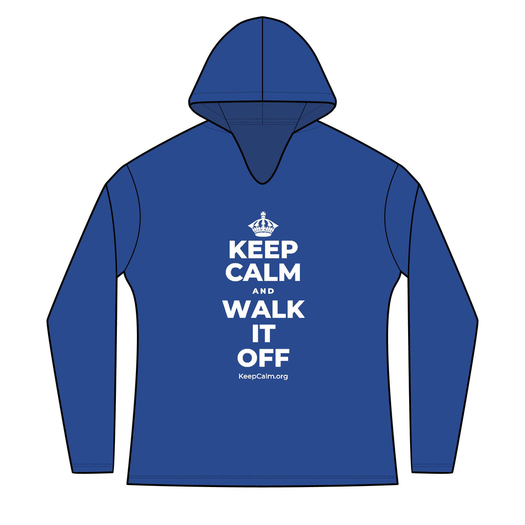 KEEP CALM AND WALK IT OFF Women's Long Sleeve Hoodie