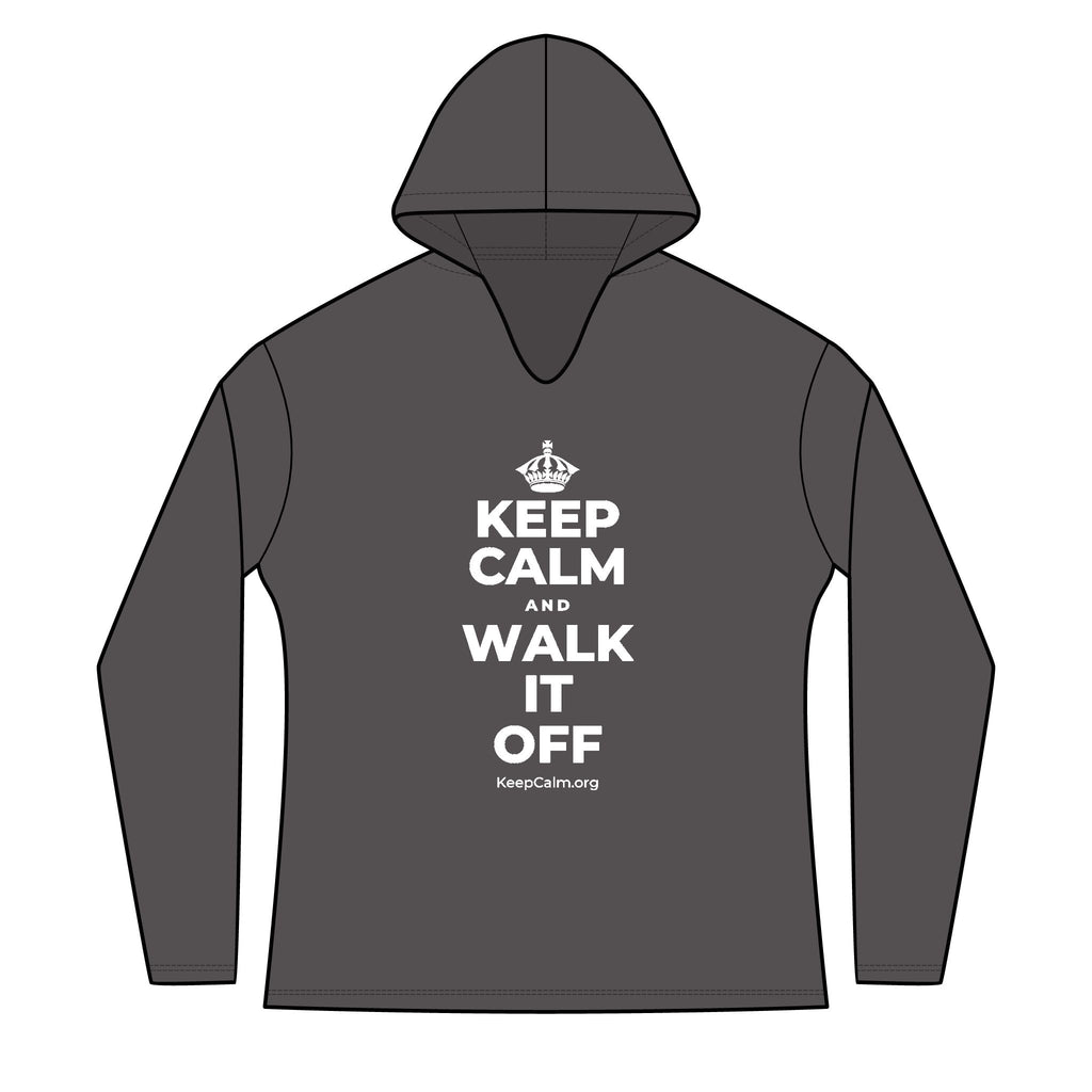 KEEP CALM AND WALK IT OFF Women's Long Sleeve Hoodie