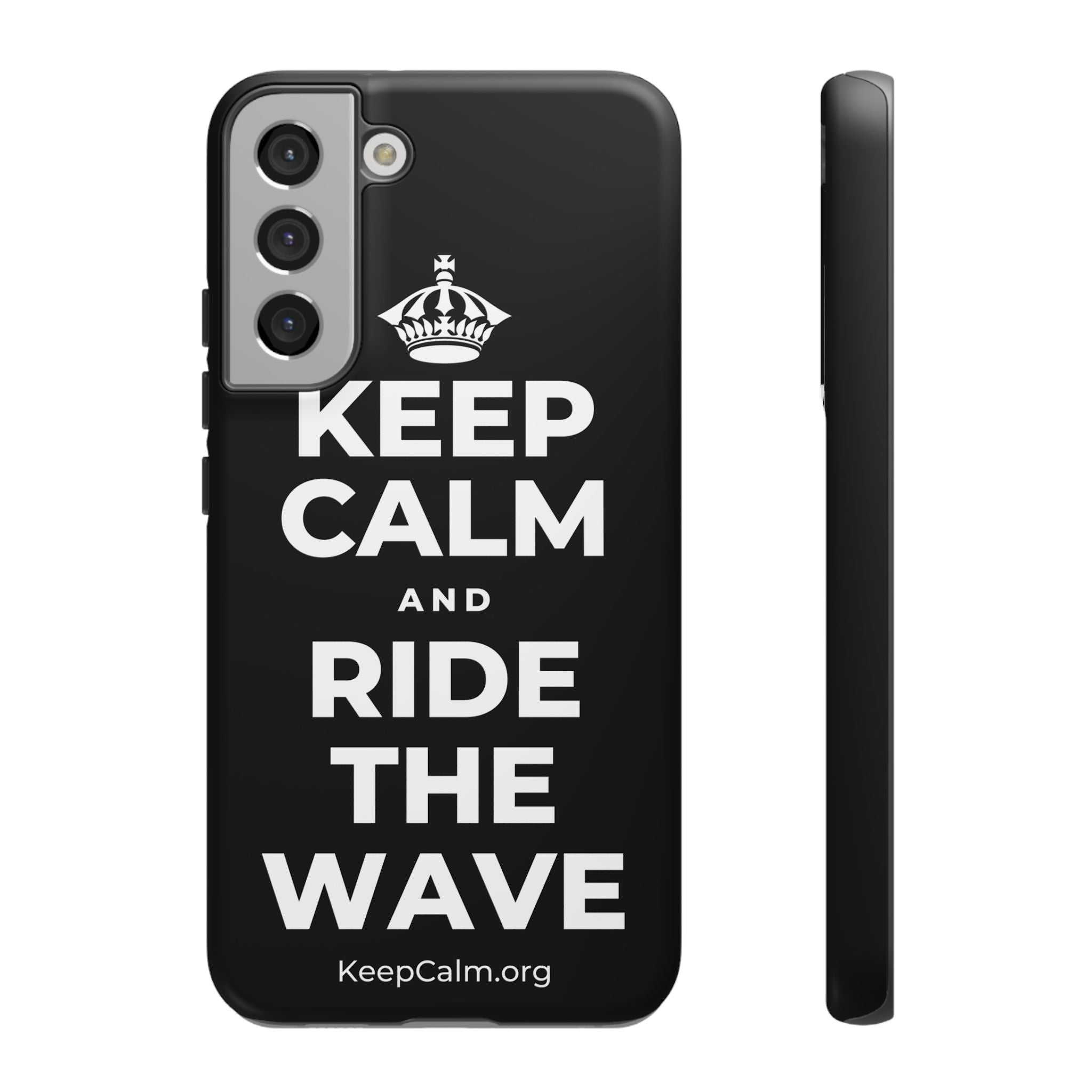 KEEP CALM AND RIDE THE WAVE Phone Case