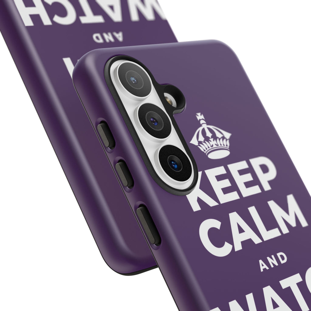 KEEP CALM AND WATCH THE CLOUDS Phone Case