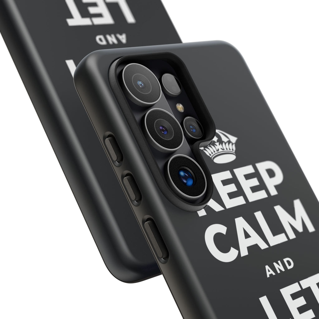 KEEP CALM AND LET LOVE LIVE Phone Case (Dark)