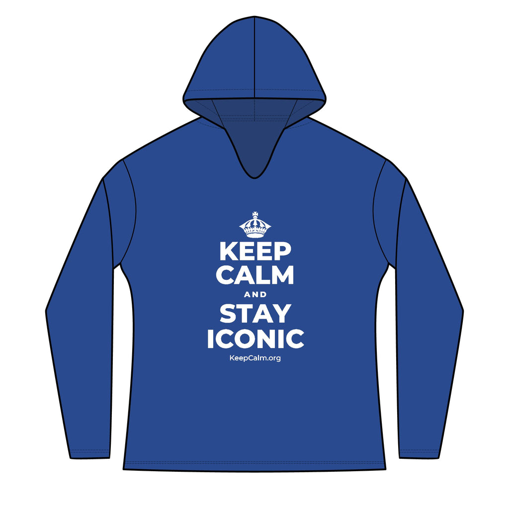 KEEP CALM AND STAY ICONIC Women's Long Sleeve Hoodie