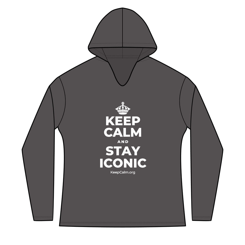 KEEP CALM AND STAY ICONIC Women's Long Sleeve Hoodie