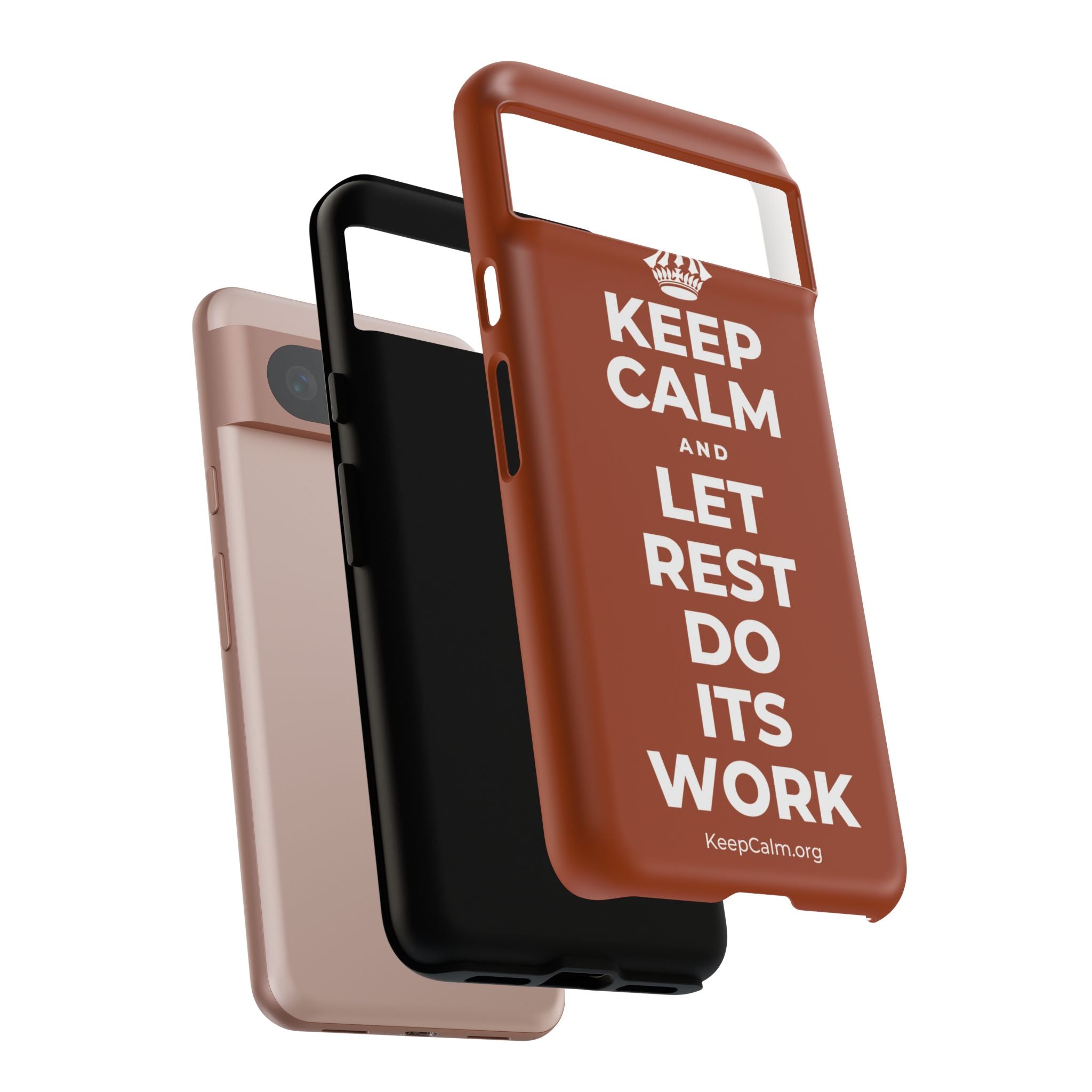 KEEP CALM AND LET REST DO ITS WORK Phone Case