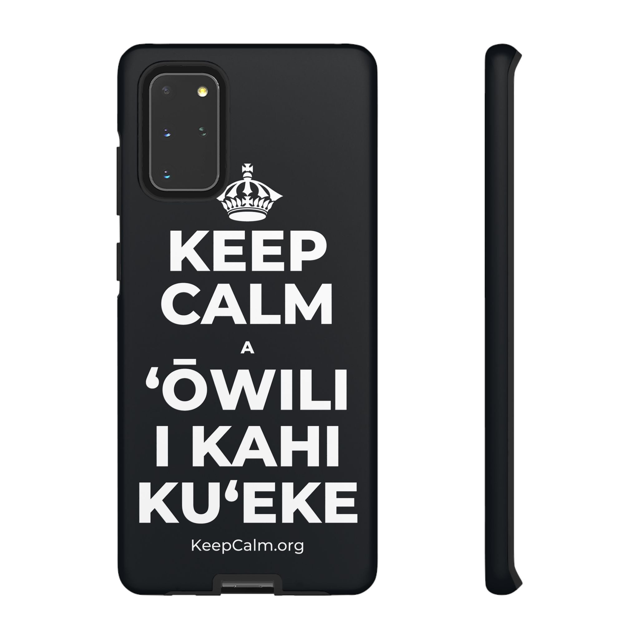 KEEP CALM A ʻŌWILI I KAHI KUʻEKE Phone Case (Dark)