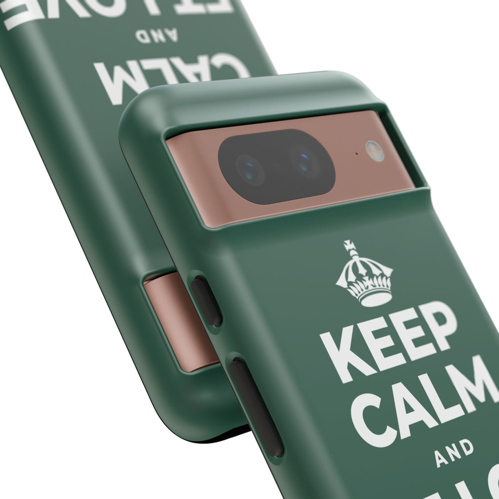 KEEP CALM AND LET LOVE FLOW Phone Case